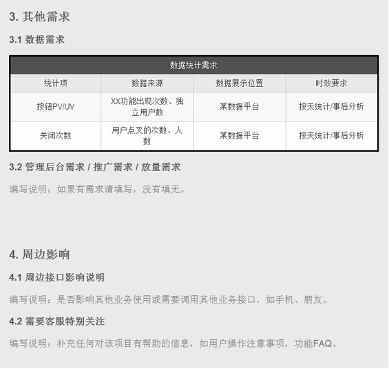 18 也许是最美的产品需求文档模板